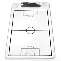 KORNEY BOARD BLACK,12"X18" SOCCER CLIPBOARD & PEN