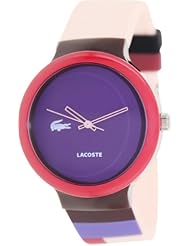 Lacoste GOA Purple Dial Multi-Colored Silicone Unisex Watch 2020039