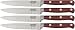 LamsonSharp 4 Piece Kellenschliff Fine Edged Steak Knife Set