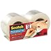 3M/COMMERCIAL TAPE DIV. / MMM38422 / Scotch Tear-By-Hand Packaging Tape, 2" x 50 Yards, 1-1/2" Core, Clear, Two/Box / Sold as 1 PK