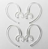 4xlc USA Made Universal Large Clamp Bluetooth Ear Hook Loop Clip Clear Samsung Wep