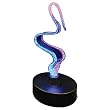 Mini Ribbon Electra Plasma Lamp - Blue/ Red