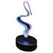 Mini Ribbon Electra Plasma Lamp - Blue/ Red