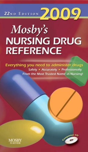 City Travel Guides Discounted  Books : Mosby's 2009 Nursing Drug Reference (Mosby's Nursing Drug Reference)