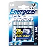 Energizer Batterien Ultimate Mignon/LR6 Lithium digital VE=4 Stück