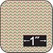 1:24 Scale French Bargello Peach Cotton Fabric for Dollhouse