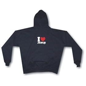 I Heart  Jesus Men’s Hoodie Sweat Shirt Small thru 4XL