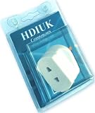 UK Mains plug to 2 Pin Shaver charger cable adaptor converter