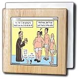 Review 3dRose LLC  / Aquinas - Sumo Theologica - 6 Inch Tile Napkin Holder