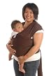 Moby Wrap Original 100% Cotton Solid Baby Carrier, Chocolate