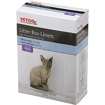 PETCO Jumbo Sifting Cat Litter Box Liners
