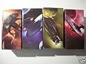 STAR TREK BURGER KING GLASSES SET OF 4 SPOCK, KIRK, NERO, UHURA