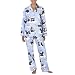 Nick & Nora® Flannel Coat PJ -Peppermint Pandas