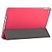 KHOMO iPad Air 2 Case - Dual Series - Ultra Slim Cover with Auto Sleep Wake Feature for Apple iPad Air 2nd Generation Tablet, Twill Pink (ip-air-2-dark-pink-2)