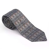 Voysey Owl Tie (Grey/Brown)||EVAEX