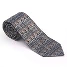 Voysey Owl Tie (Grey/Brown)||EVAEX