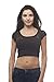 Short Sleeve Sweet Heart Neck lace Crop top