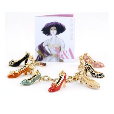 Shoe Charm Bracelet with seven charms