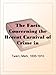 The Facts Concerning the Recent Carnival of Crime in Connecticut