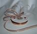 Organza Rainbow Ribbon -3/8"- Brown/Gold - 25 Yards (75 Ft)