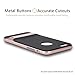 iPhone 6S Case, Rock Classic Shell Hybrid Double Layer Shock Absorbing Armor Case Cover with Kickstand for Apple iPhone 6S / iPhone 6 4.7 inch (Rose Gold/Black)