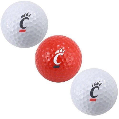 Cincinnati Bearcats Three Pack Of Golf Balls