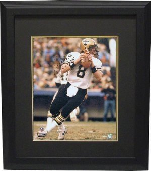 Archie Manning signed New Orleans Saints 8x10 Photo Custom Framed- Steiner Hologram