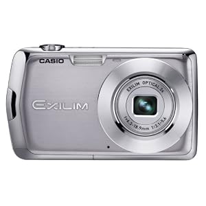 Casio EXILIM EX-Z2 SR Digitalkamera (12 Megapixel, 3-fach opt. Zoom, 6,9 cm (2,7 Zoll) Display) silber