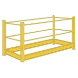 A-1 Plank & Scaffolding Guard Rail Set F/Apt #AP-GRS