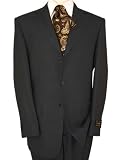 Italian Charcoal Grey Mens Suits Merino Wool 150s Hand Tailored Suit Complete Jacket and Pants Year Round Use