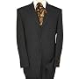 Italian Charcoal Grey Mens Suits Merino Wool 150s Hand Tailored Suit Complete Jacket and Pants Year Round Use