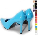 Highest Heel Women's CLASSIC Pump Half Size Available in 21 color