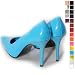 Highest Heel Women's CLASSIC Pump Half Size Available in 21 color