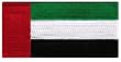 UAE Flag Embroidered Patch United Arab Emirates Iron-On National Emblem