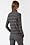 Long Sleeve Tonal Stripe Turtleneck With Chest Pockets