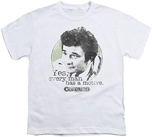 Columbo Detective Mystery Lapd TV Series Motive Youth T-Shirt Tee