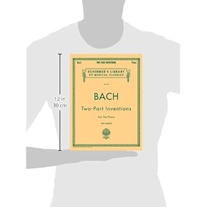 Bach Two-Part Inventions for the Piano (Schirmer's Library of Musical Classics, Vol.379)