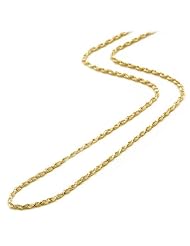 18" 1.0MM Rope Chain in 14K Yellow Gold