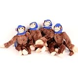 BFFs 4EVR Officially Licensed Helmeted Super Fly Monkey 4-Pack - Blue