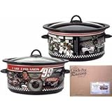 Rival Crock Pot Carl Edwards 99 37601N-CE Nascar Slow Cooker and Bonus Carrying Bag by Rival