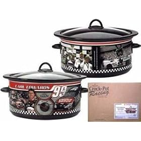 Rival Crock Pot Carl Edwards #99 Nascar Slow Cooker and Bonus Carrying Bag by Rival