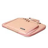Sony VAIO VGN-SR210J/B 13.3-Inch Laptop Carrying CaseCrown Double Memory Foam Case with Front Pocket (Alligator Pink)