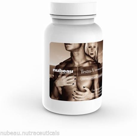 Testro-V: Natural Men's Testosterone Nitric Oxide Booster Supplement 80 Count