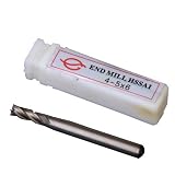 【ノーブランド品】エンドミルカッター HSS 4枚刃 HY高速度鋼製 超硬エンドミル 加工用カッター 5mm x 6mm 工具