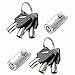 2 Pack Of High Security Vending Machine Lock and Key, Abuff Soda Machine Lock for Coke Machine, Pepsi Machine, Snack Machine, Candy Machine, Keyed Different