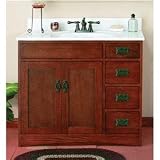 36X21 MISSION OAK VANITY (Sunnywood Prod. FR3621D)