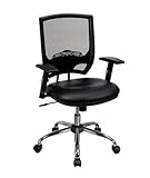Office Star Work Smart Mesh Back Vinyl Seat Desk Chairs EM503278-U6