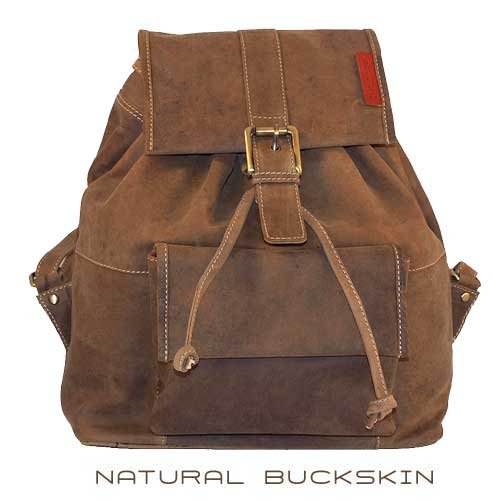 Grosser Wanderrucksack aus geoeltem Buffalo Leder . Extremely rugged Outback Wear.