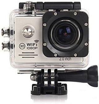 Sj7000 Dual-band Wifi Action Sports Camera 1080p 2.0 Inch 170 Degree Wide Angle Lens 30m Waterproof Diving Hd Camcorder Car DVR Wearable Action Hd Digital Camera (silver)