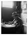 Enrico Caruso Reading in a New York City Restaurant, 1915 Giclee Poster Print, 9x12
